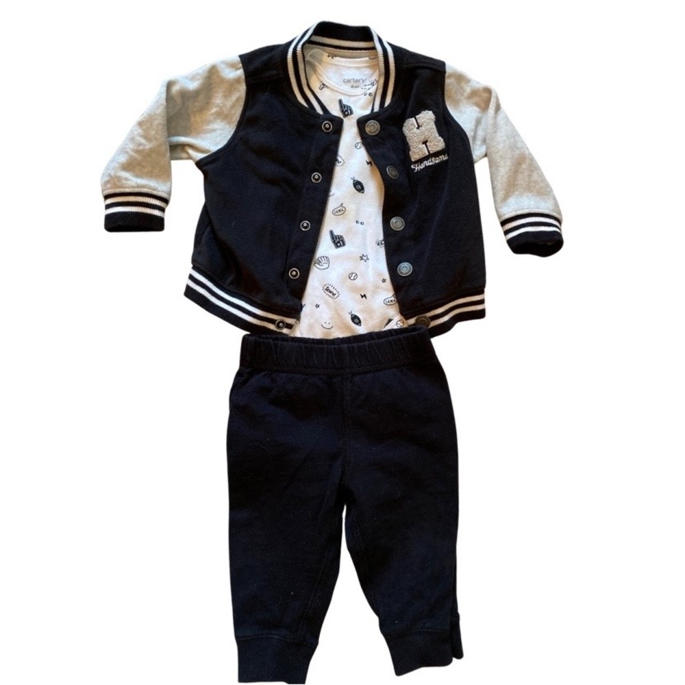 Carter’s Handsome Letterman’s Jacket Set 6M